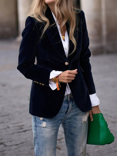 Harper | Timeless Velvet Blazer