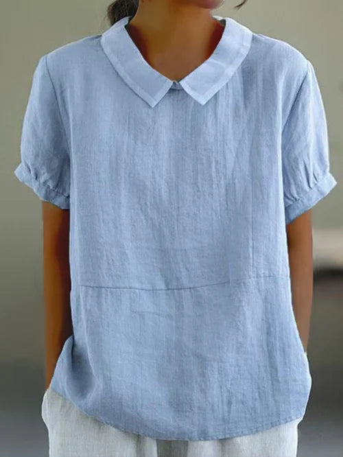 Savannah | Relaxed Luxe Collared Top