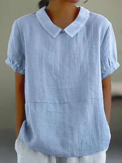 Savannah | Relaxed Luxe Collared Top