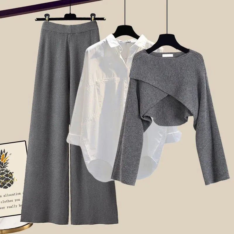 Sutton | 3-Piece Relaxed Knitwear Ensemble