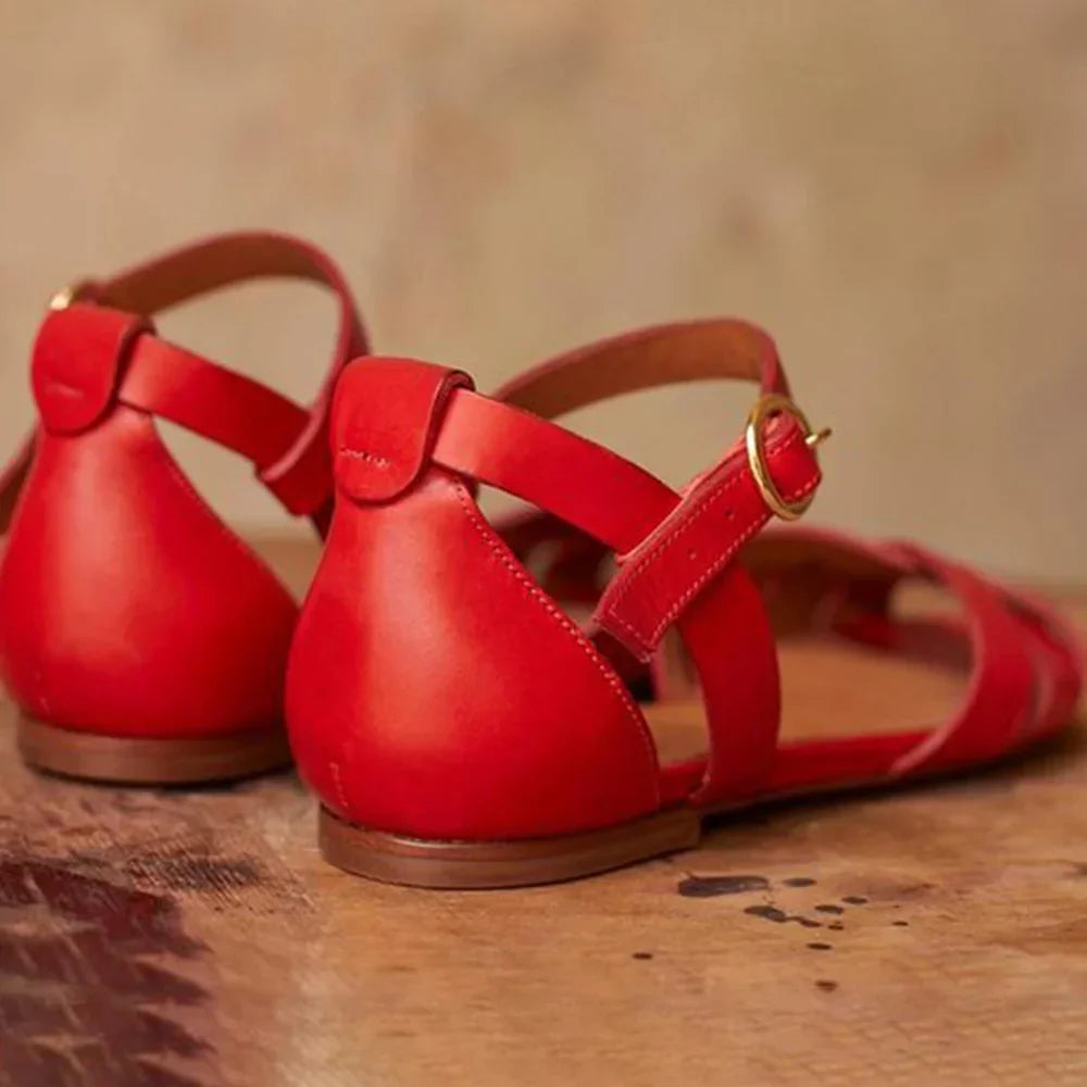 Amelia | Strappy Flat Sandals