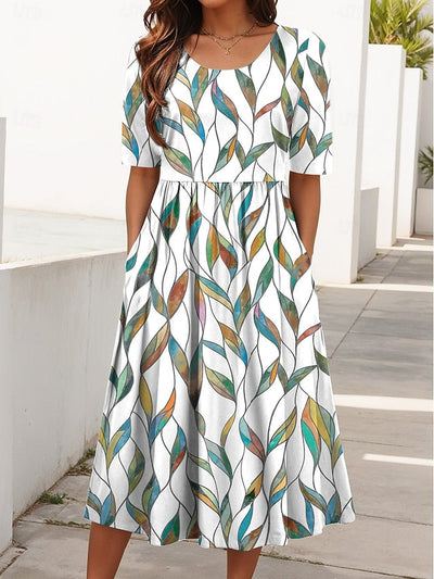 Carlyn | Floral Breezy Midi Dress
