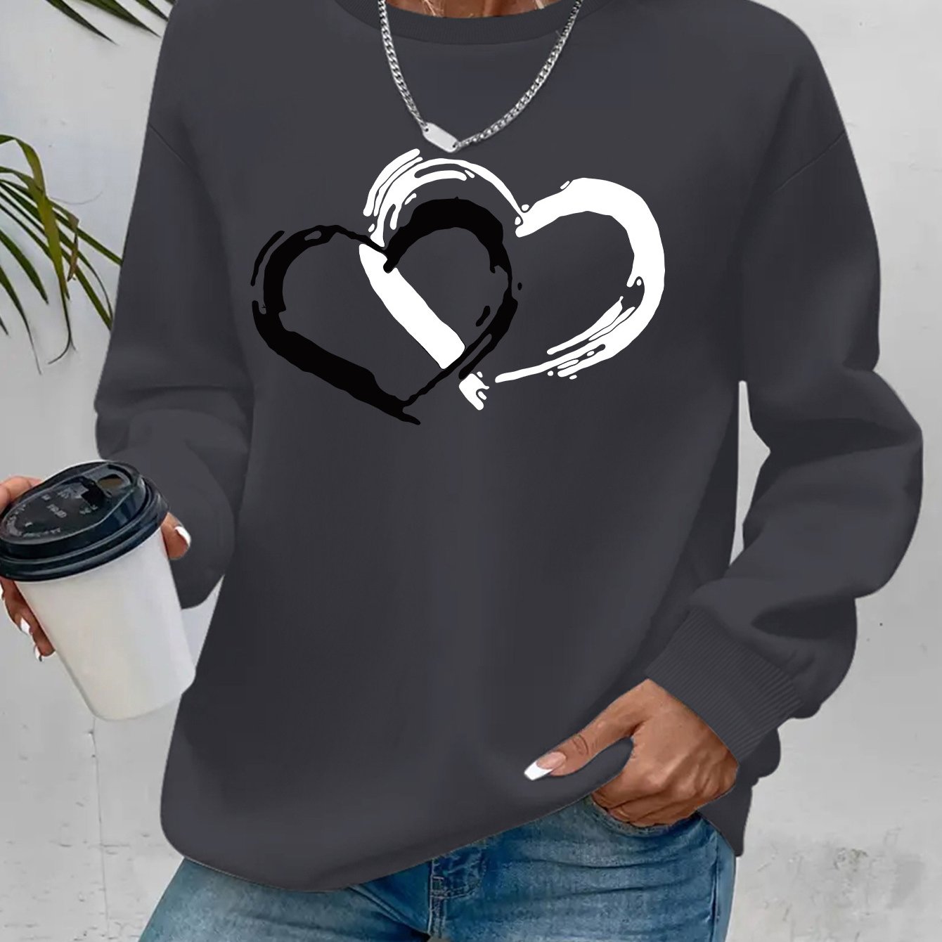 Juliette | Heart Detail Knit Sweater