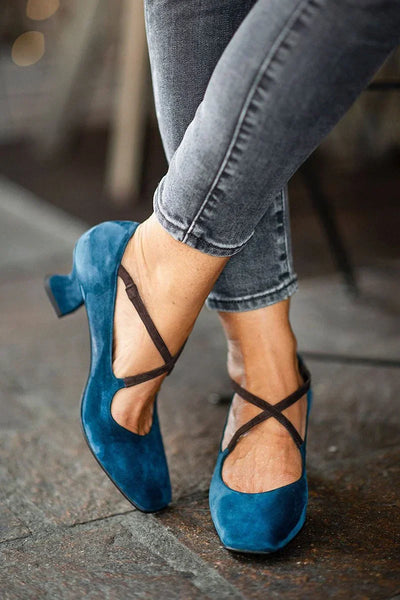Camille | Elegant Strap Mid-Heels