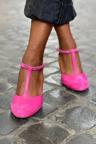 Clara | Closed-Toe T-Bar Strap Sandals