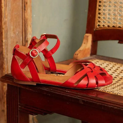 Amelia | Strappy Flat Sandals