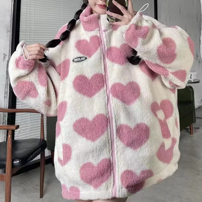 Liam | Cozy Reversible Heart Jacket (Exclusive Line)