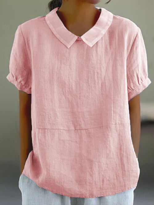 Savannah | Relaxed Luxe Collared Top