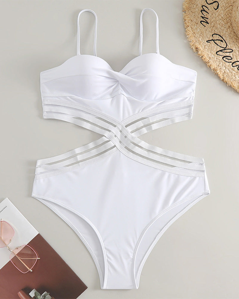 Sable | Chic Backless Heart-Neck Monokini