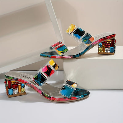 Wendy | Crystal Embellished Sandals