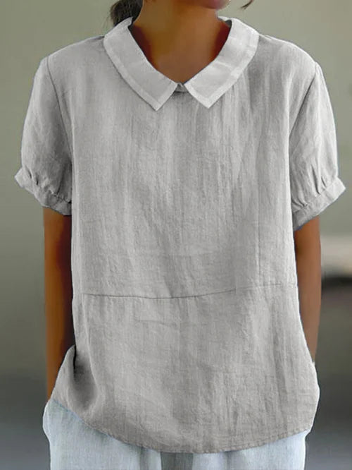 Savannah | Relaxed Luxe Collared Top