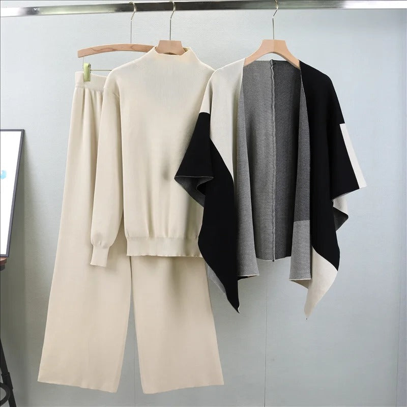 Alyssa | Chic Knitted Three-Piece Set