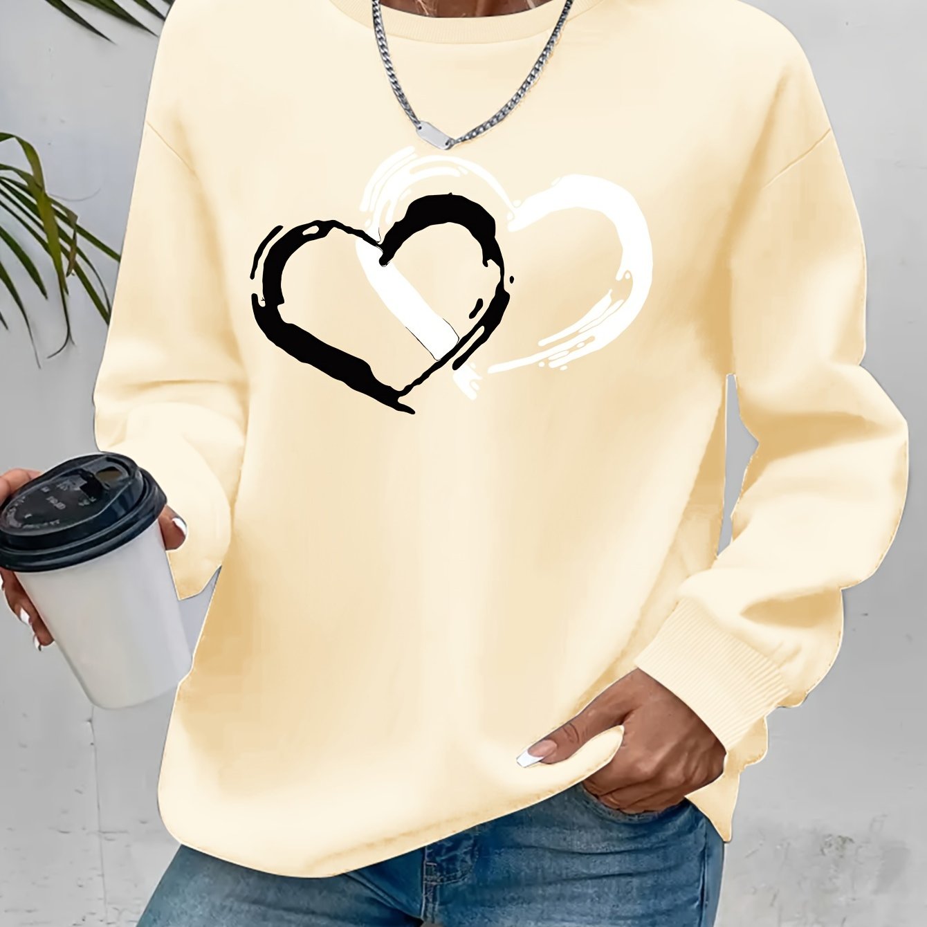 Juliette | Heart Detail Knit Sweater