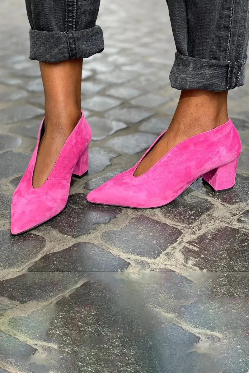 Isla | Elegant Block Heel Pumps