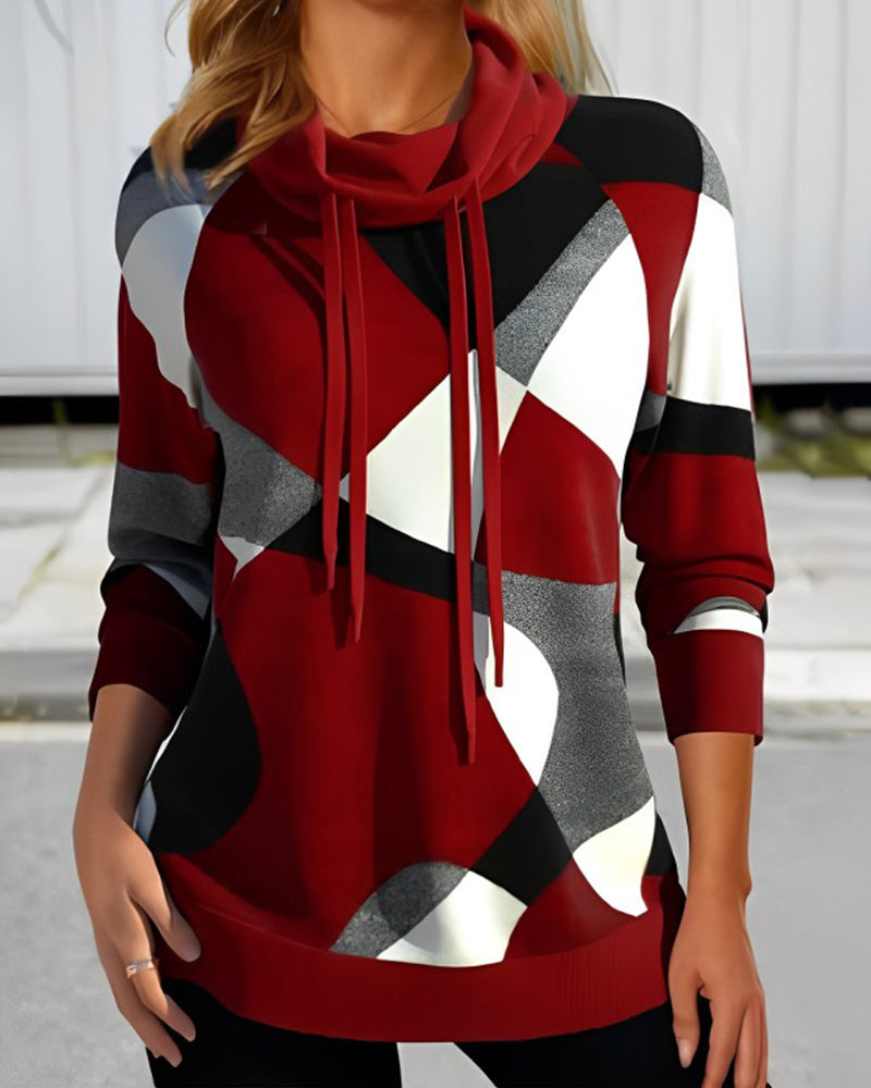 Harper | Color Block Fleece Hoodie