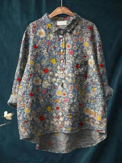 Liliane | Breezy Floral Print Blouse