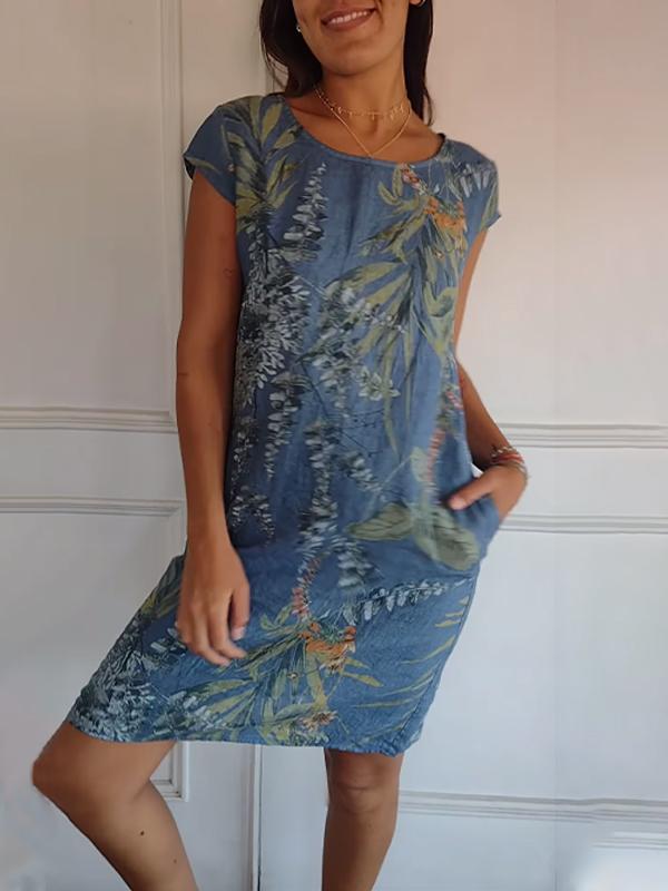 Delaney | Comfy Round Neck Dress