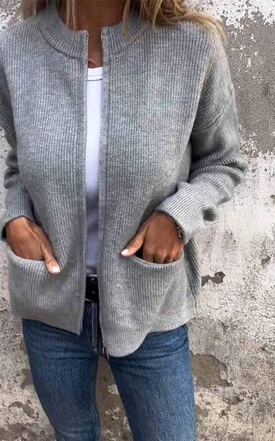 Marcia | Cozy Zip-Up Sweater