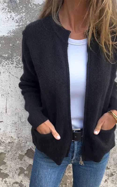 Marcia | Cozy Zip-Up Sweater