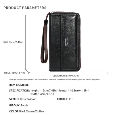 Aubrey | Sleek Vegan Leather Wallet