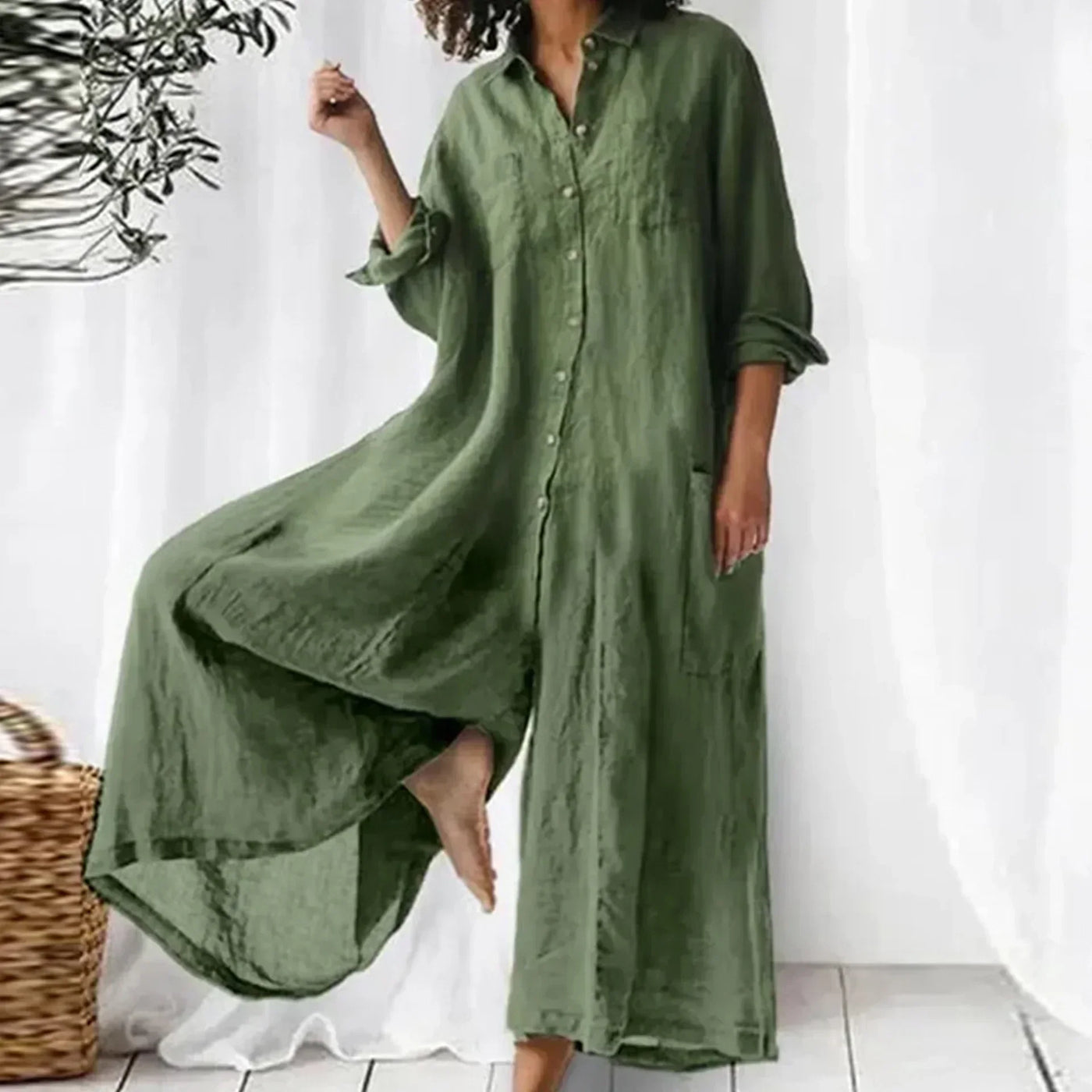 Hadley | Relaxed Fit Utility Jumpsuit