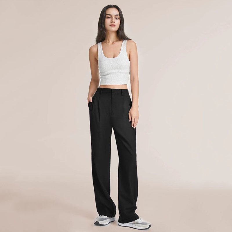 Emery | High-Waist Wide Leg Trousers