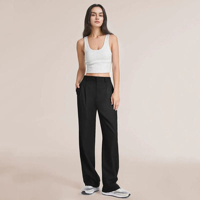 Emery | High-Waist Wide Leg Trousers
