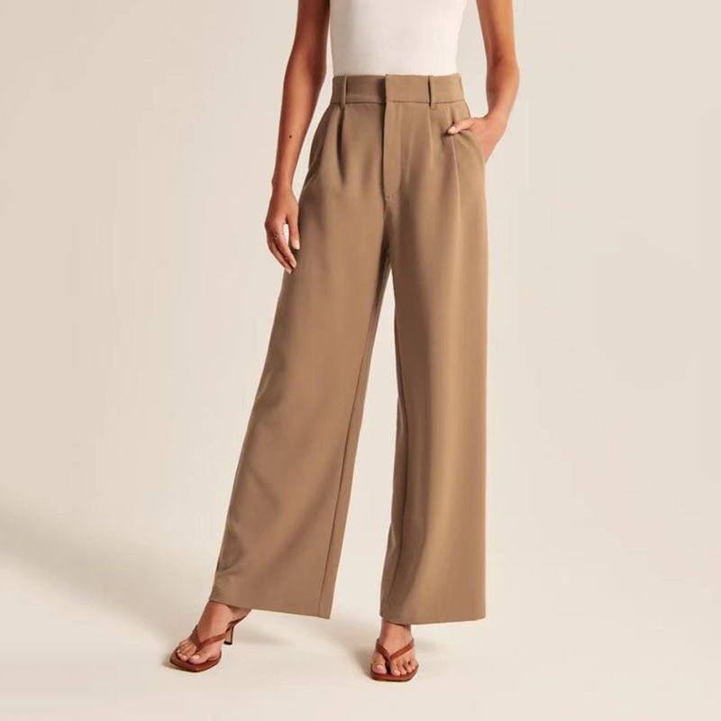 Emery | High-Waist Wide Leg Trousers