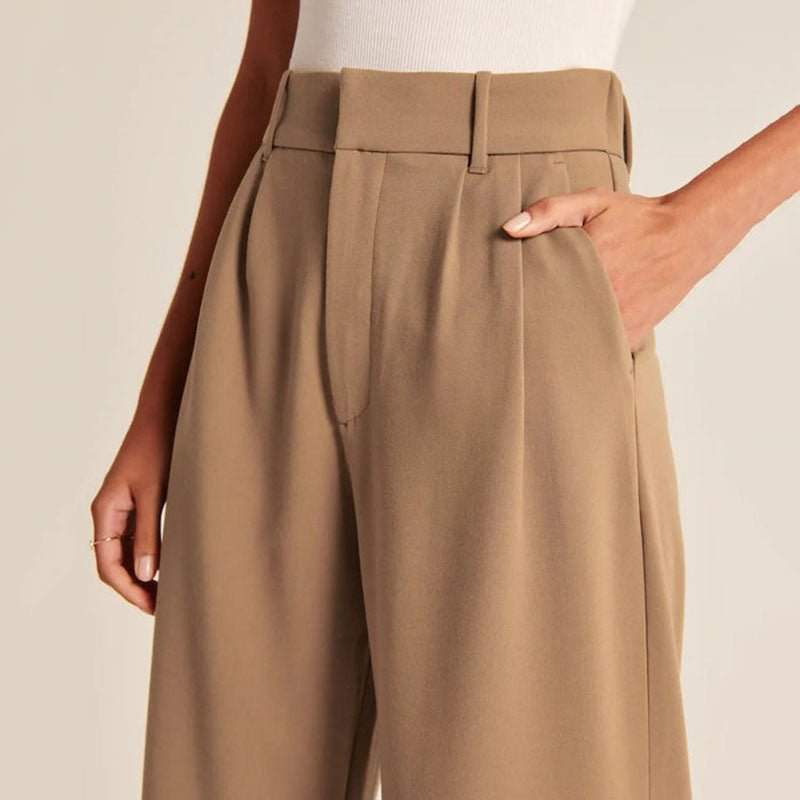 Emery | High-Waist Wide Leg Trousers
