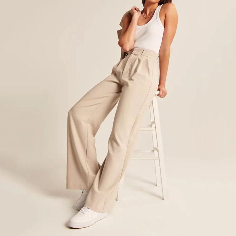 Emery | High-Waist Wide Leg Trousers