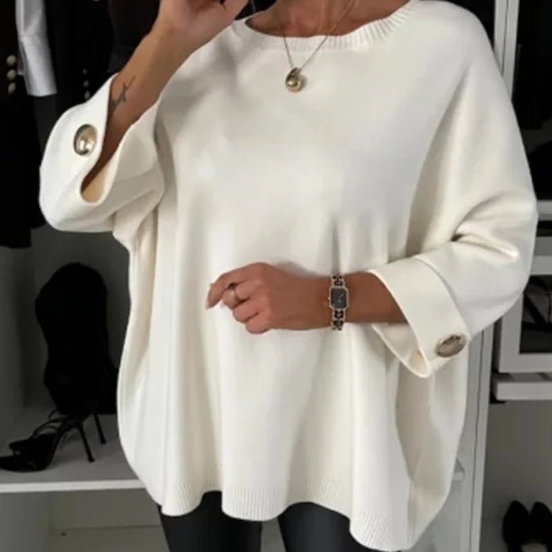 Ember | Elegant Button Sleeve Top