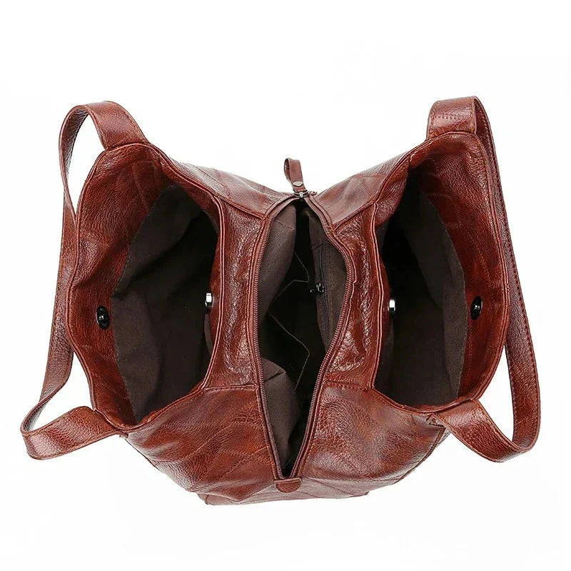 Monroe | Vintage Vegan Leather Shoulder Bag