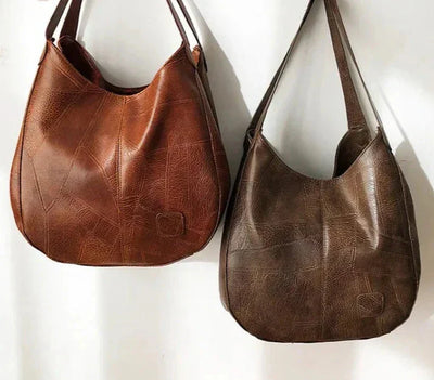Monroe | Vintage Vegan Leather Shoulder Bag