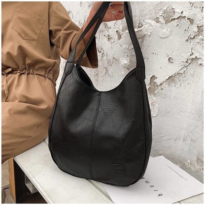 Monroe | Vintage Vegan Leather Shoulder Bag