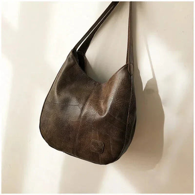 Monroe | Vintage Vegan Leather Shoulder Bag
