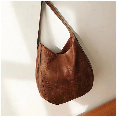 Monroe | Vintage Vegan Leather Shoulder Bag