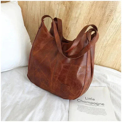 Monroe | Vintage Vegan Leather Shoulder Bag