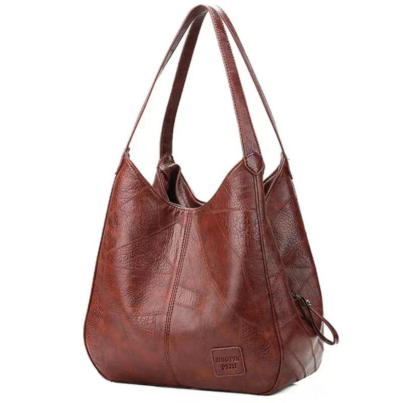 Monroe | Vintage Vegan Leather Shoulder Bag