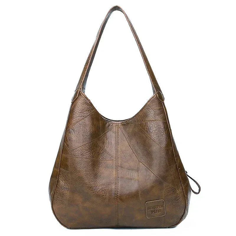 Monroe | Vintage Vegan Leather Shoulder Bag