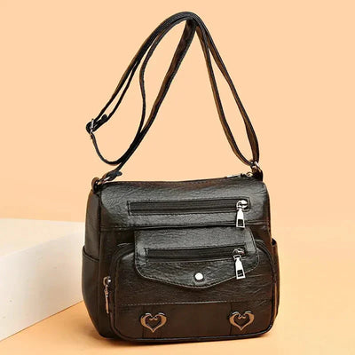 Haven | Vintage-Inspired Vegan Leather Shoulder Bag