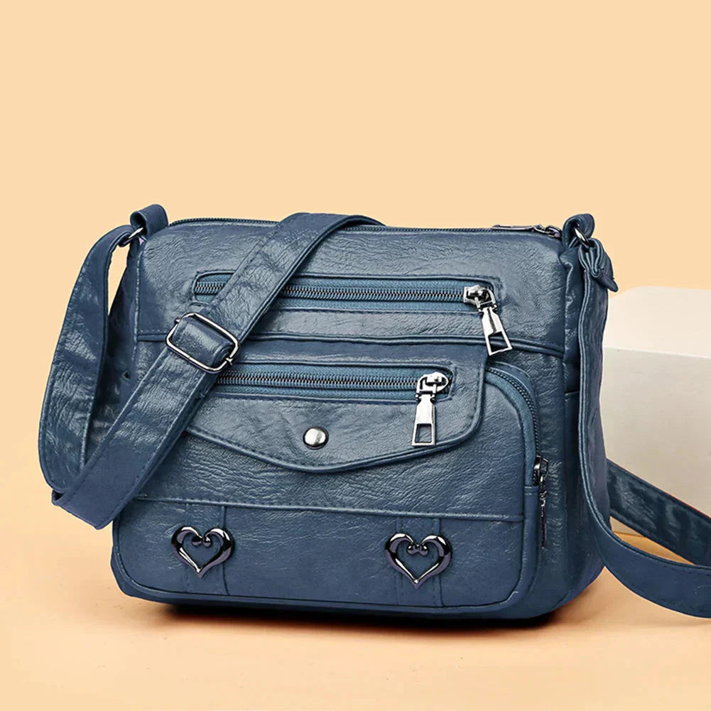 Haven | Vintage-Inspired Vegan Leather Shoulder Bag