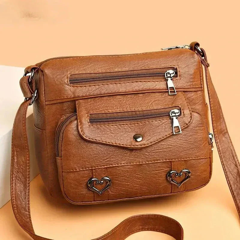 Haven | Vintage-Inspired Vegan Leather Shoulder Bag