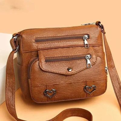 Haven | Vintage-Inspired Vegan Leather Shoulder Bag