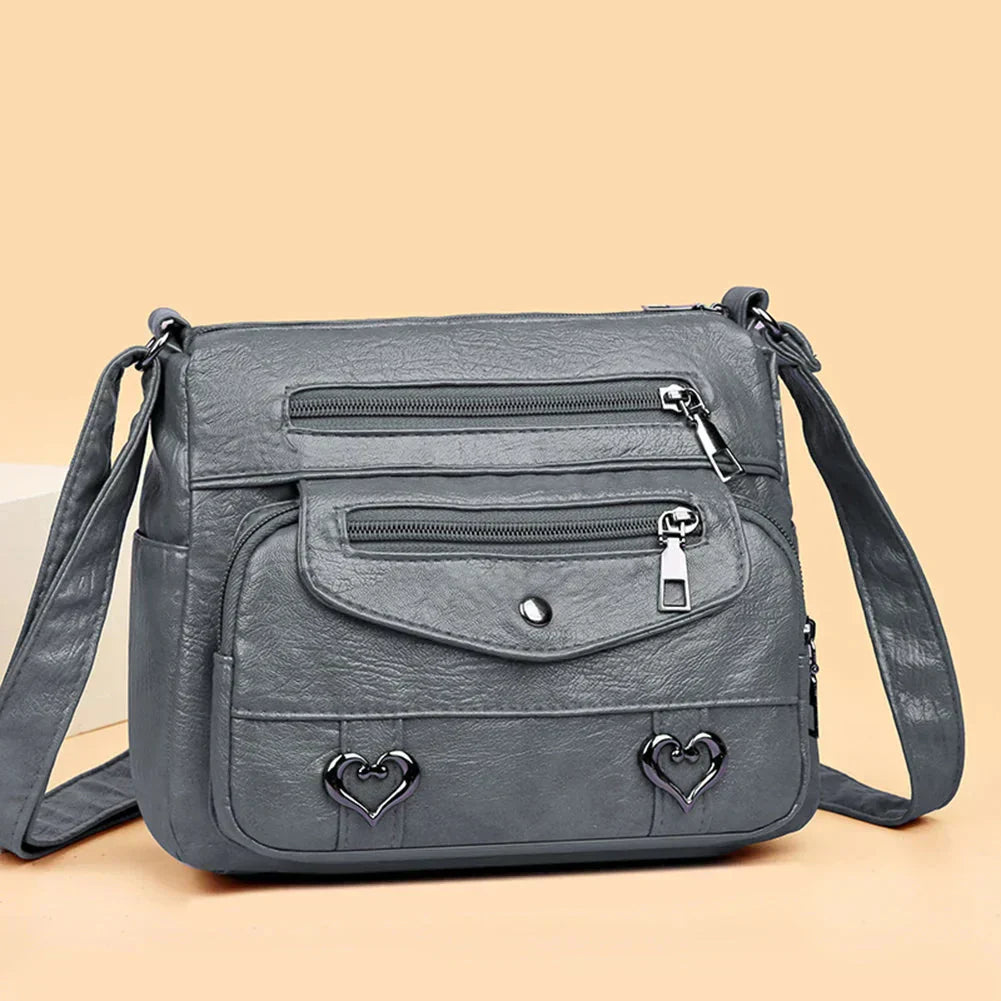 Haven | Vintage-Inspired Vegan Leather Shoulder Bag