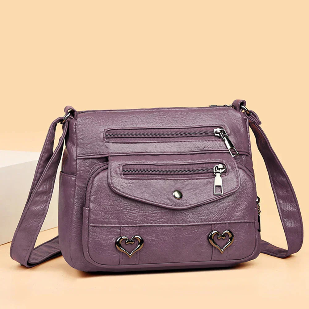 Haven | Vintage-Inspired Vegan Leather Shoulder Bag