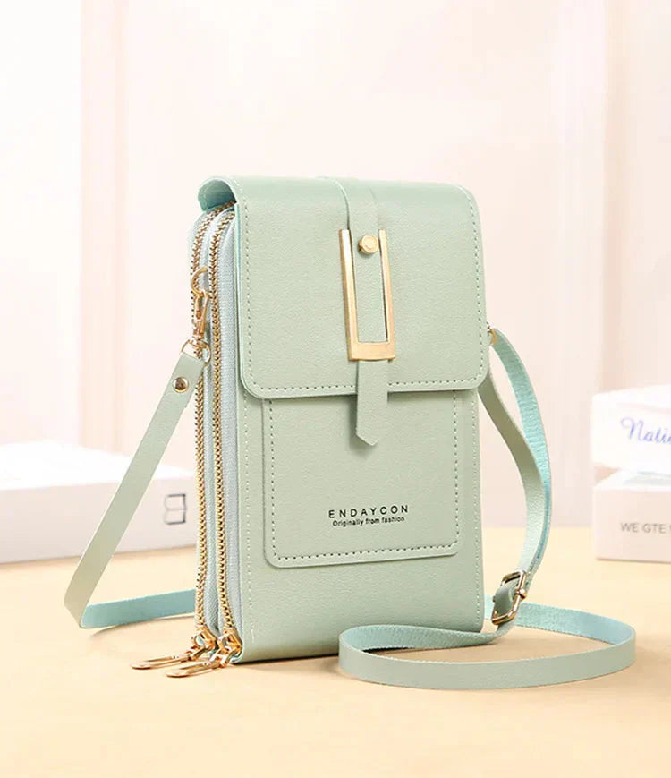Greer | Sleek Vegan Leather Crossbody Bag