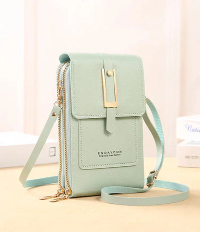 Greer | Sleek Vegan Leather Crossbody Bag