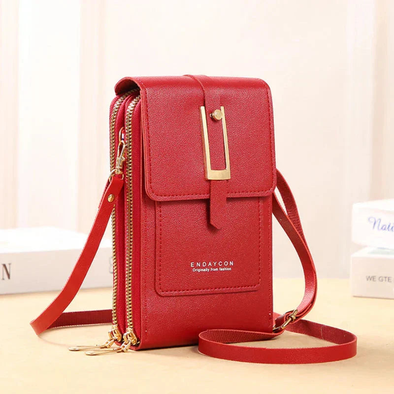 Greer | Sleek Vegan Leather Crossbody Bag