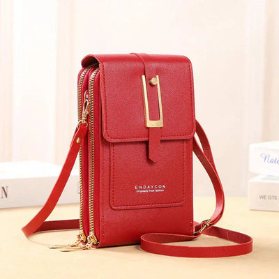 Greer | Sleek Vegan Leather Crossbody Bag