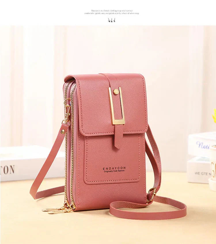 Greer | Sleek Vegan Leather Crossbody Bag